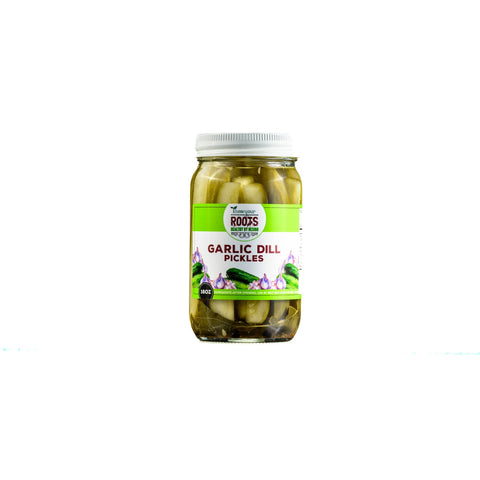 Garlic Dill Pickles, 16 oz - Know Your Roots Pickles