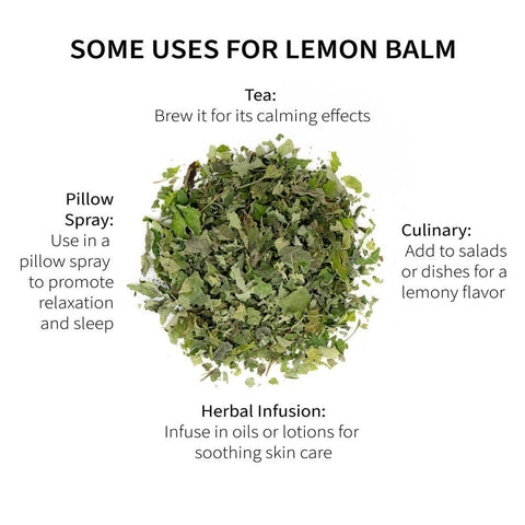Lemon Balm (Melissa officinalis), 4.9 oz - Sacred Blossom Farm