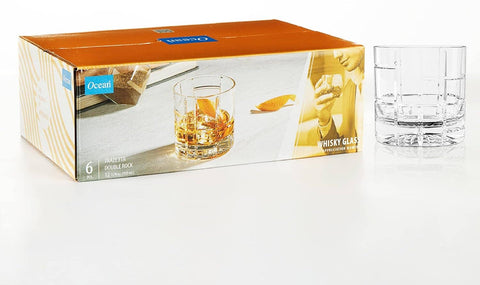 Premium Double Rocks Whiskey Glasses, 12oz (1 piece): Arch - Lemonsoda