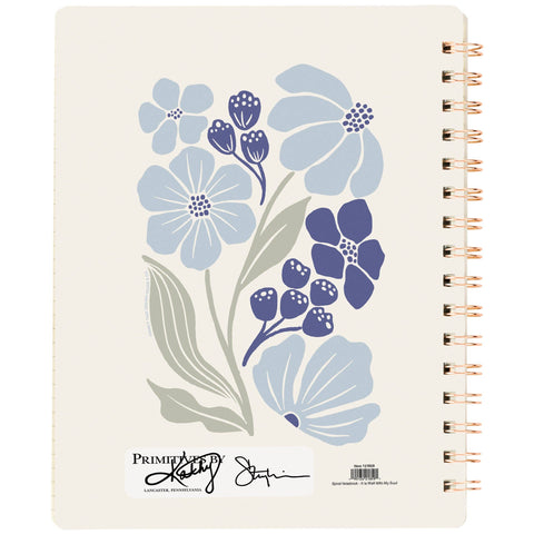 It Is Well With My Soul Spiral Notebook - Primitives by Kathy