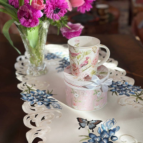 Birds Bone China Mug, 10.14 fl oz (300 ml), in Gift Box