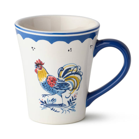 French Rooster Mug, 16 oz, 4 assorted - Certified International