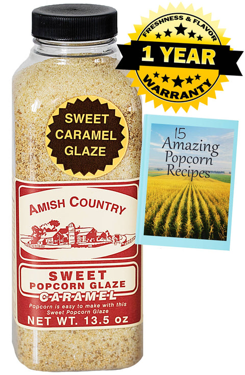 15oz Bottle of Caramel Glaze - Amish Country Popcorn