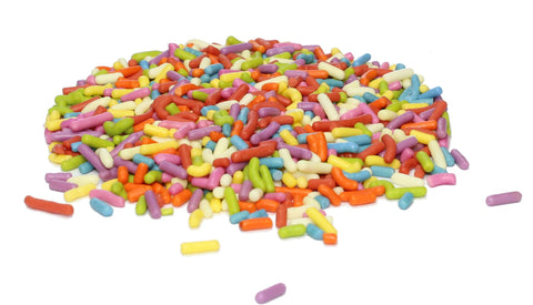 Naturally Colored Rainbow Sprinkles, 3.1 oz - Pepper Creek Farms
