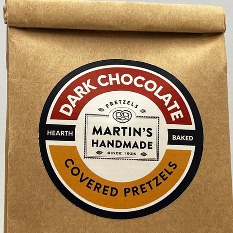 Hand-Dipped Dark Chocolate Covered Pretzels, 3 pk - Martins Handmade Pretzels