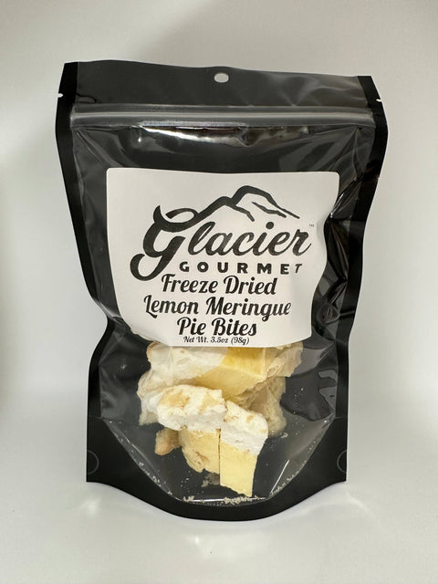 Freeze Dried Lemon Meringue Pie Bites, 3.5oz Bag - Glacier Gourmet