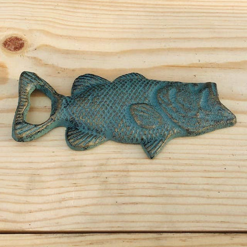 Cast Iron Largemouth Bass/Fish Bottle Opener - Midwest Craft House