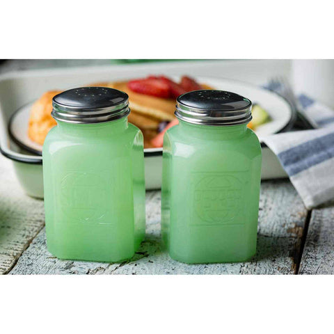 Salt Shaker, 6 oz - Jadeite Glass Collection - TableCraft Products Company