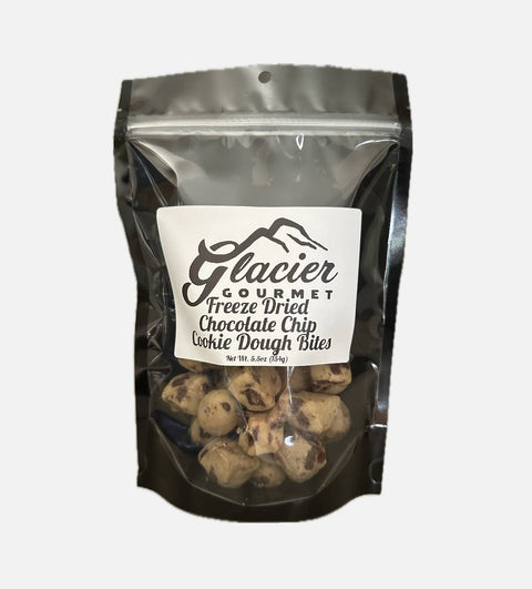 Freeze Dried Chocolate Chip Cookie Dough Bites, 5.5 oz Bag - Glacier Gourmet