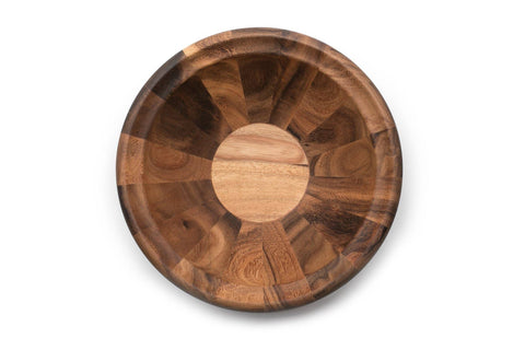 Ironwood Large Salinas Salad Bowl, Acacia, 12"x12"x5.5" - Fox Run Brands