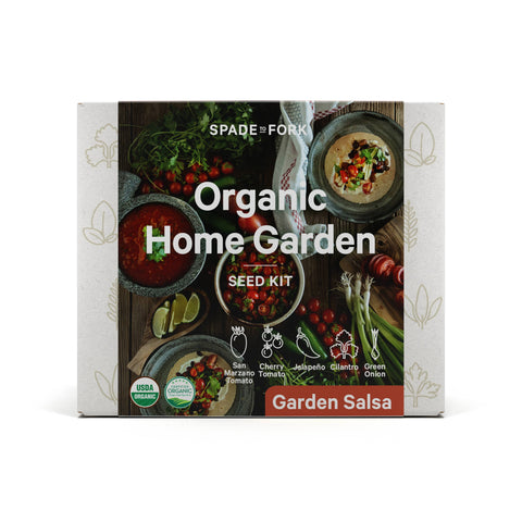 Organic Garden Salsa Growing Kit - Non-GMO - Spade To Fork