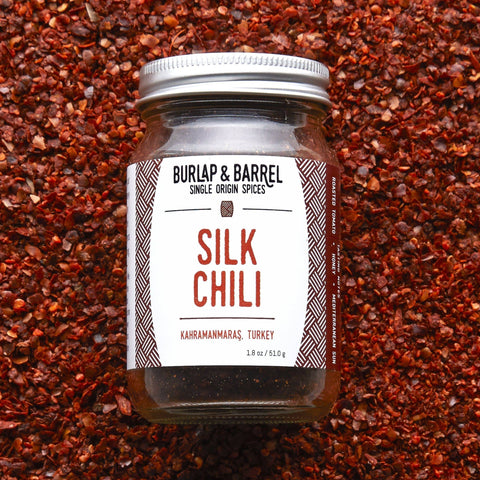Silk Chili Flakes (Aleppo Pepper), 1.8 oz - Burlap & Barrel