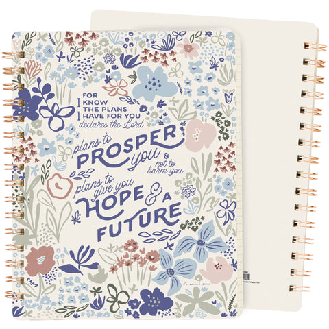 Plans To Prosper You Spiral Notebook - Primitives by Kathy