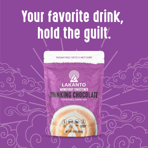 Sugar Free Drinking Chocolate, 10 oz - Lakanto