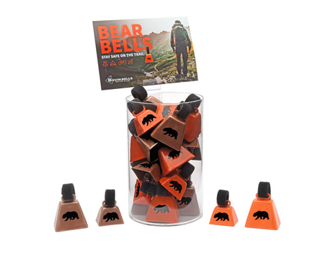 Bear Bells - Small Individual Bell: Hunter Orange - Bevin Bells