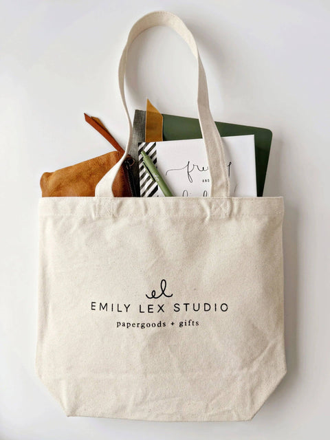 Canvas Art & Carryall Tote Bag, 12"x14" - Emily Lex Studio