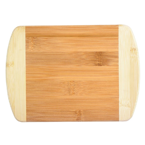Two-Tone Bamboo Bar and Cutting Board, 8"x5.75" - Totally Bamboo