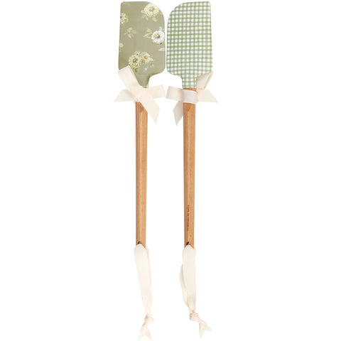 Green Floral Spatula - Primitives by Kathy