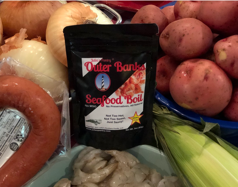 Outer Banks Sassy Seafood Boil, 3oz - Julia's Southern Foods, LLC