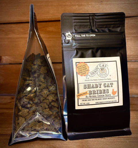 Cat Treats: Calming Chicken and Valerian, 4 oz - Shady Cat Social Club