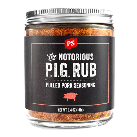 Notorious P.I.G. - Pulled Pork Rub: Original (6.4 oz) - PS Seasoning