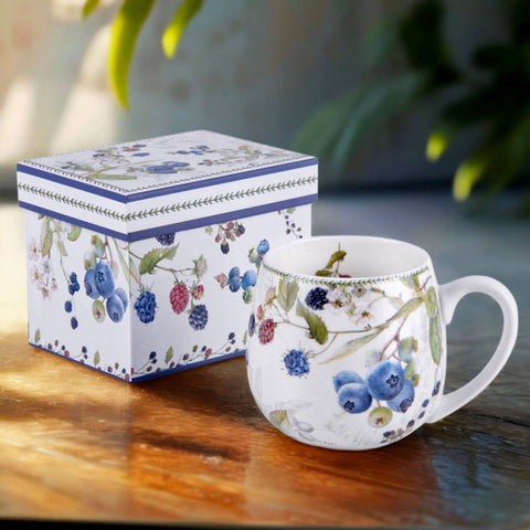 Wild Berries Big Belly Mug, 16.23 fl oz, in Gift Box