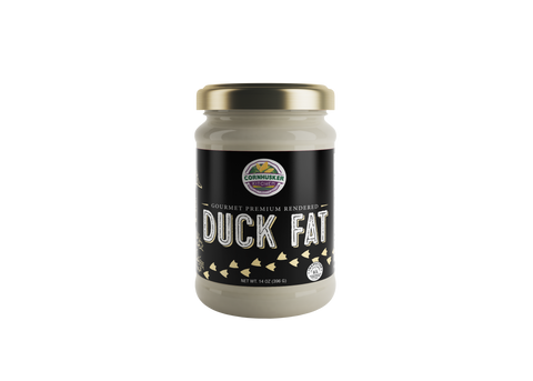 Premium Rendered Duck Fat - 14 oz Jars - Cornhusker Kitchen