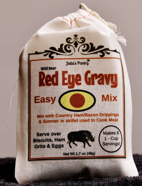 Red Eye Gravy Mix, 1.7 oz Cloth Bag - Julia's Southern Foods, LLC