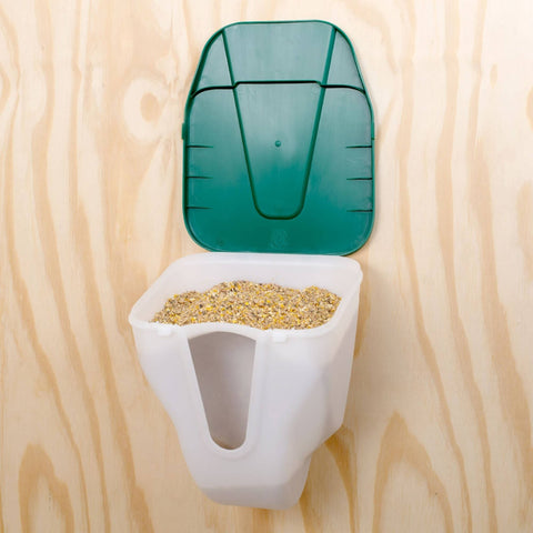 Chicken VFeedr No Waste Hanging Poultry Feeder, 5 lb capacity - My Favorite Chicken