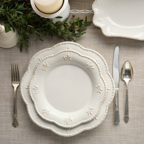 Heritage Beads Salad Plate, 9" - Graceful Artisan Accent