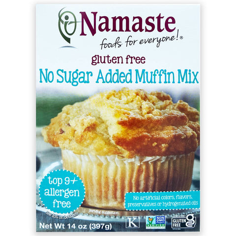 Muffin Mix, 14 oz, Gluten Free No Sugar Added - Namaste Foods