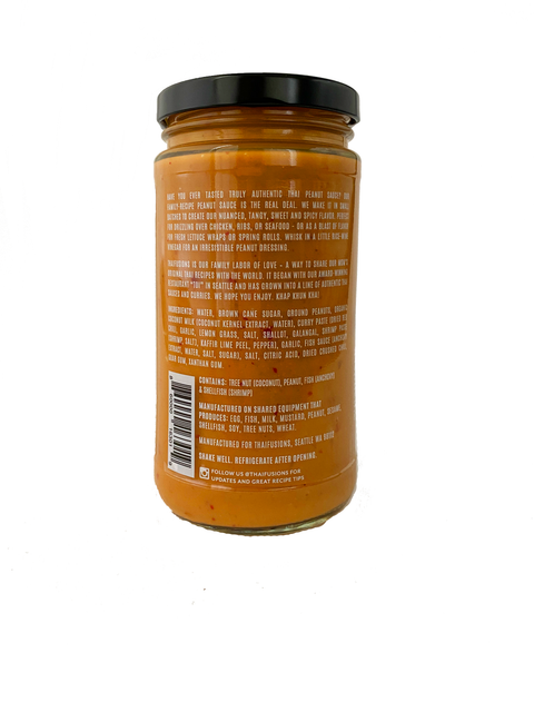 Thai Peanut Sauce, 13.5 oz - Thaifusions