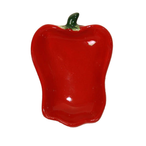 Bell Pepper Condiment Bowl: Red - Out of the Woods of Oregon