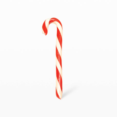 Hand-Spun Jumbo Candy Cane, Peppermint, 1.75 oz - Hammond's Candies