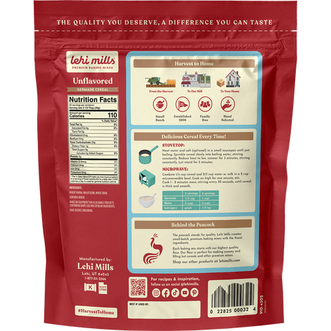 Unflavored Germade: 2 lb Pouch - Lehi Mills
