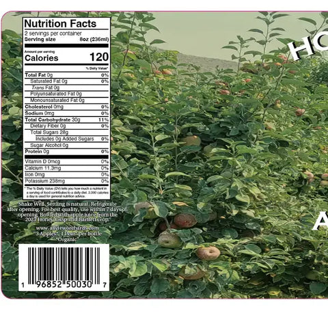 Honey Crisp Apple Pear Cider 12 oz - ALLVIEW ORCHARDS