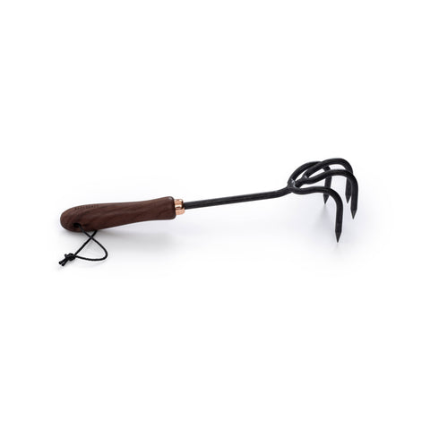 Cultivator Rake, Walnut/Black - Barebones