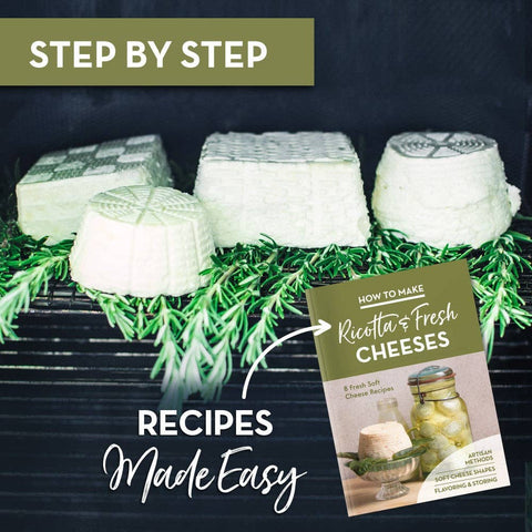 Cheese Molds, Set of 5 + Recipe Book - Country Trading Co.