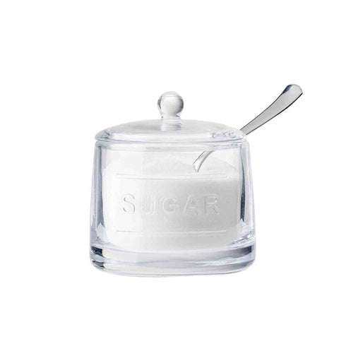Glass Sugar Jar with Lid, 8 oz - TableCraft