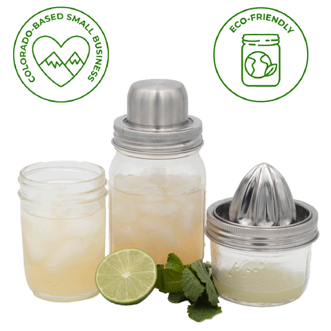 Stainless Steel Juicing Lid for Wide Mouth Mason Jars - Mason Jar Lifestyle
