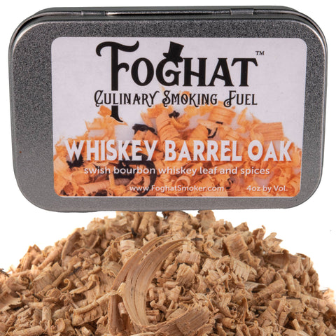 Foghat Culinary Smoking Fuel: Whiskey Barrel Oak, 4oz - ThousandOaksBarrelCo.