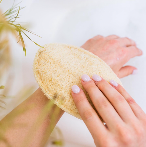 Large Exfoliating Loofah, Oval - Bamboo Switch