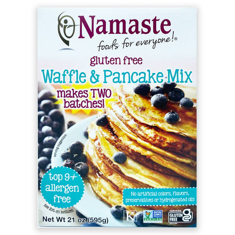 Waffle & Pancake Mix, 21 oz, Gluten Free - Namaste Foods