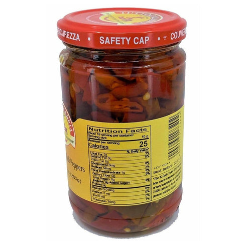 TuttoCalabria Sliced Calabrian Chili Peppers | 10 oz.: Single Jar (10 oz.) - Wholesale Italian Food