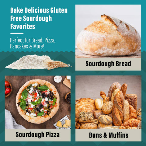 Organic Sourdough Starter, 12 gram, Non-GMO Gluten-Free - My Rustic Roots