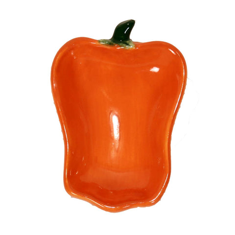 Bell Pepper Condiment Bowl: Orange - Out of the Woods of Oregon