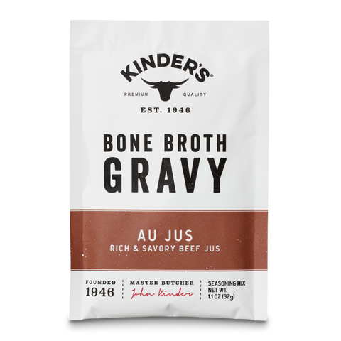 Bone Broth Gravy Au Jus, 1.1 oz - Kinder's Sauces & Seasonings