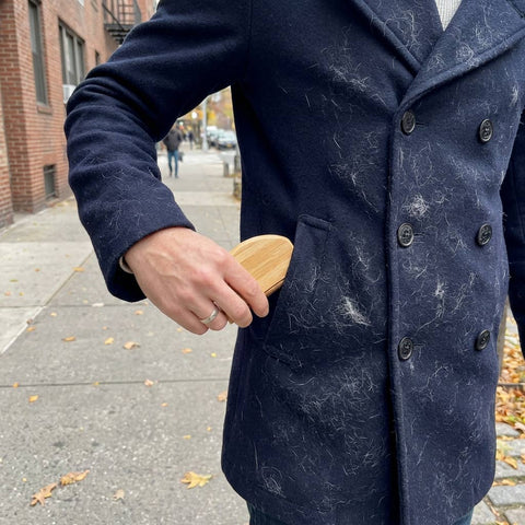 Bamboo Travel Lint Remover, 3.1"x1.7" - Bamboo Switch