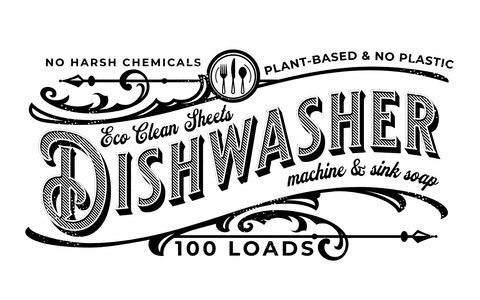Eco Clean Dishwasher Sheets, 100 Loads - Symbiotic Products LLC