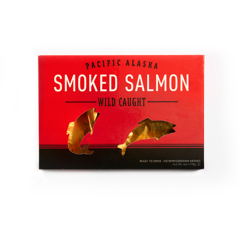Pacific Alaska Wild Smoked Pink Salmon, 6 oz - SeaBear Smokehouse